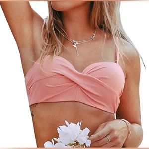 Large Pink Bikini Top